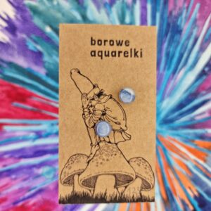 Kolczyki Aquarelki, kółka 8 mm