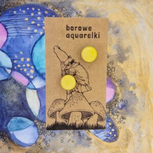 Kolczyki Aquarelki, kółka 12 mm, lekkie i delikatne