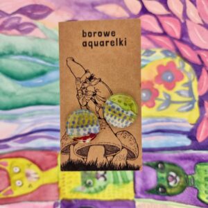 Kolczyki Aquarelki, lekkie i delikatne