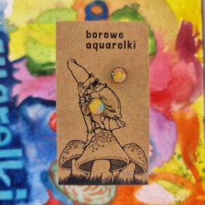 Kolczyki Aquarelki, lekkie i delikatne