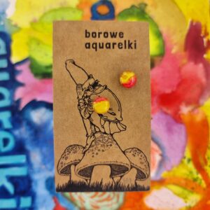 Kolczyki Aquarelki, lekkie i delikatne