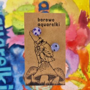 Kolczyki Aquarelki, lekkie i delikatne