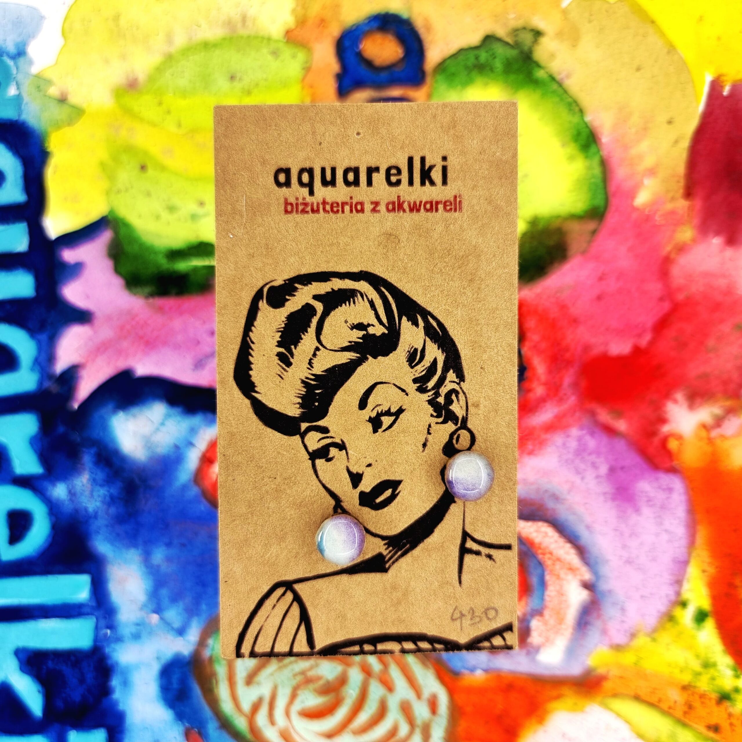 Aquarelki biżuteria z akwareli
