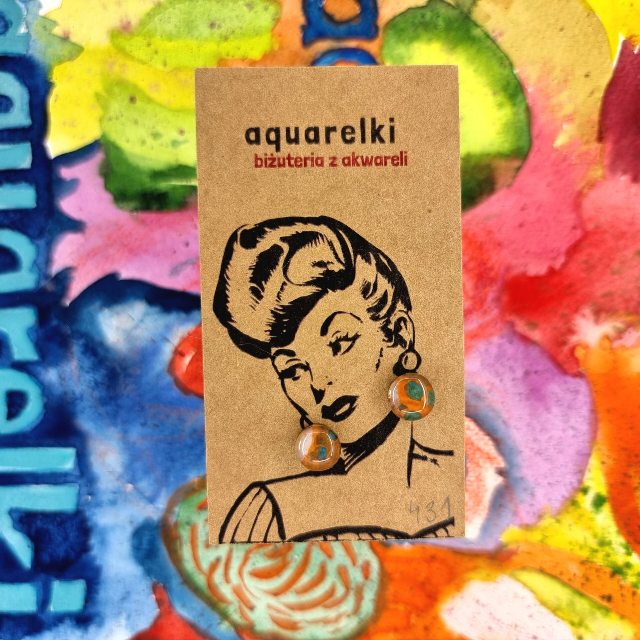 Aquarelki biżuteria z akwareli