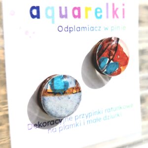 Piny Aquarelki kolorowe